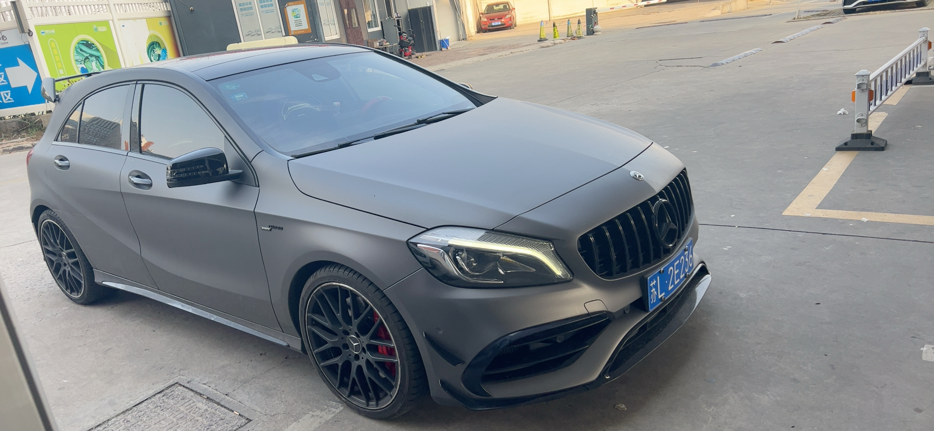 奔馳2017款 奔馳a級amg(進口) a45 4matic 暗夜雷霆限量版,二手車